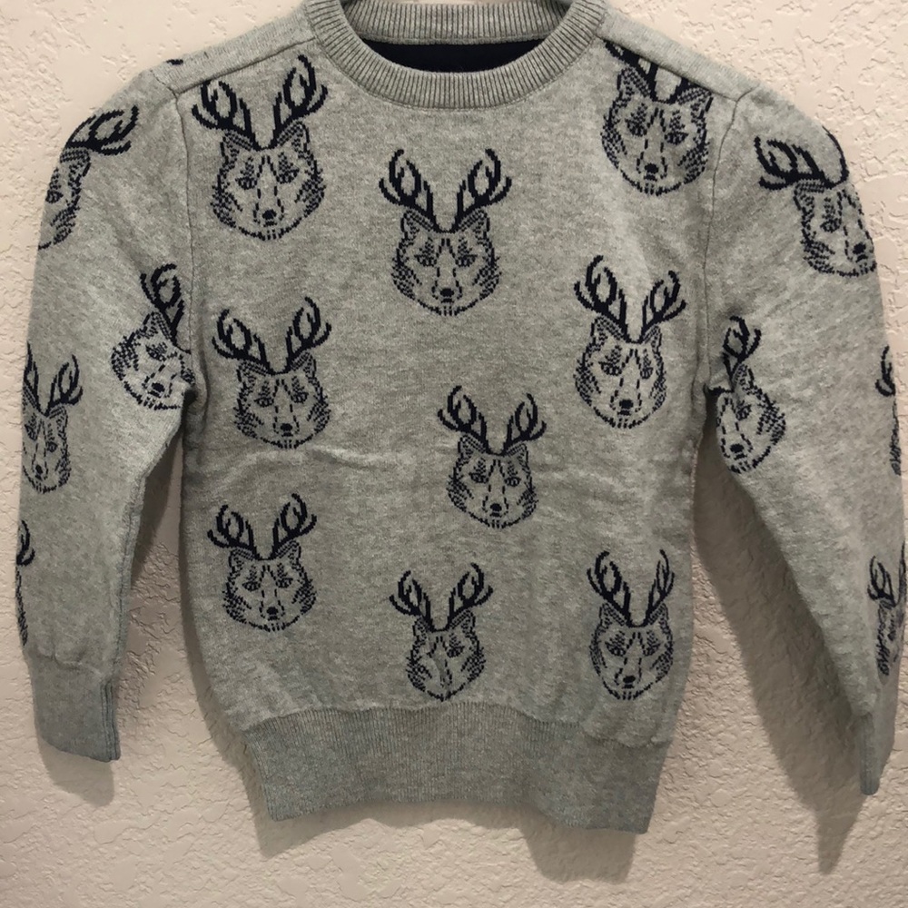 Boys grey sweater
